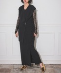 ドレス 「ANDRESD」back sheer...の詳細画像3