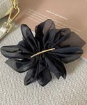 ヘアクリップ シフォンバレッタの詳細画像1