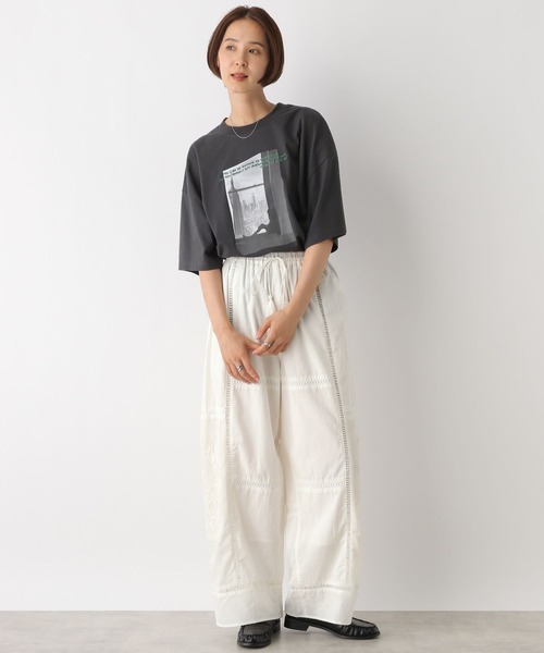 LEPSIM パンツ レース切り替えパンツ 133294 レディース