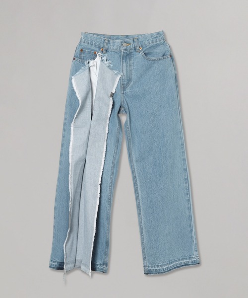 kotohayokozawa パンツ デニム ジーンズ Slit Leg Denim Pants KT24S 