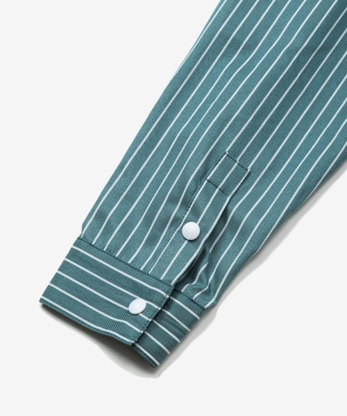 rehacer（レアセル） シャツ : Garden Stripe Shirt Jacket / ガーデン