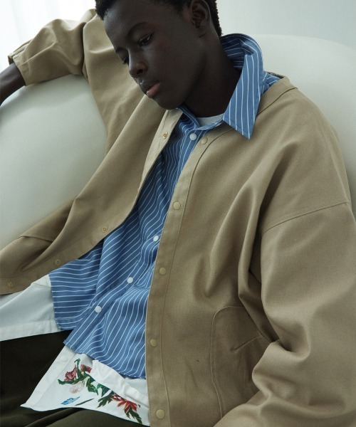 deres 12th バハリエ シャツ ジャケット rehacer（レアセル） シャツ : Garden Stripe Shirt Jacket / ガーデン