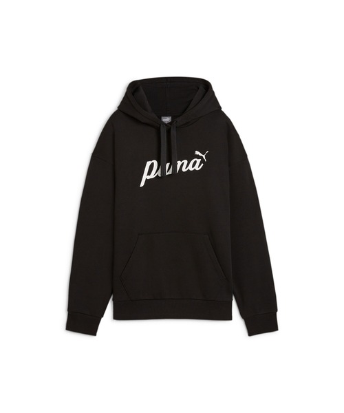 PUMA パーカー プーマ ウィメンズ ESS+ スクリプト 裏起毛