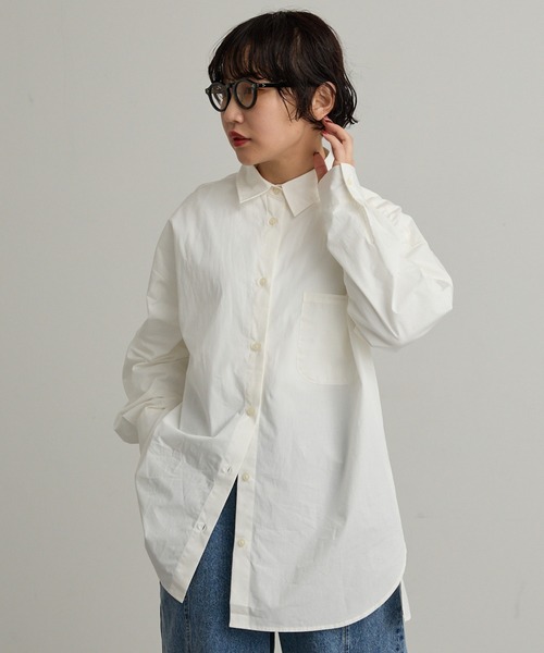ブラウス シャツ 「EHYUMI」レギュラーカラー長袖シャツ レディース EHYUMI ブラウス シャツ 「EHYUMI」レギュラーカラー長袖シャツ