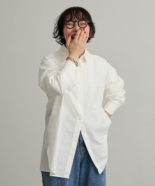 ブラウス シャツ 「EHYUMI」レギュラーカラー長袖シャツ レディース EHYUMI ブラウス シャツ 「EHYUMI」レギュラーカラー長袖シャツ