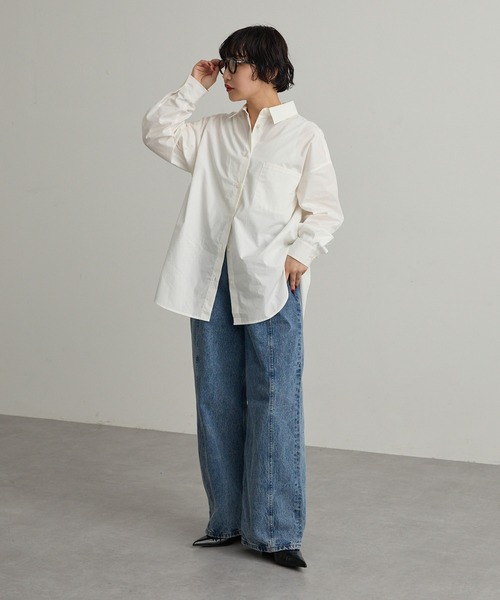 ブラウス シャツ 「EHYUMI」レギュラーカラー長袖シャツ レディース EHYUMI ブラウス シャツ 「EHYUMI」レギュラーカラー長袖シャツ