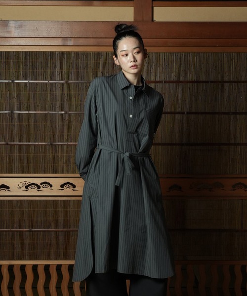 WITH OR WITHOUT uvカット ブラウス シャツ Silk Long Shirts/シルク