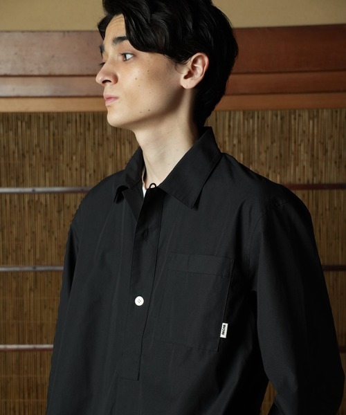 WITH OR WITHOUT ブラウス シャツ Silk Long Shirts/シルクロング