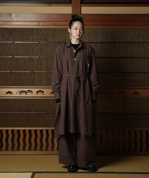 新品未使用タグ付き✴︎J.W andarson シルク100% シャツブラウス 絹 WITH OR WITHOUT ブラウス シャツ Silk Long Shirts/シルクロング