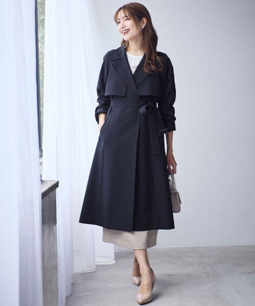 ANY SIS（エニィスィス） トレンチコート コート 「洗える」Noble