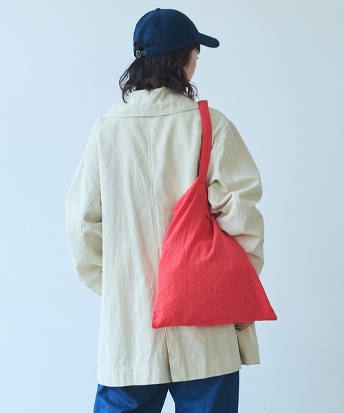 コート アウター 強撚コットン/リネン ツイル ナチュラルヴィンテージワッシャー 角衿コート レディースの画像