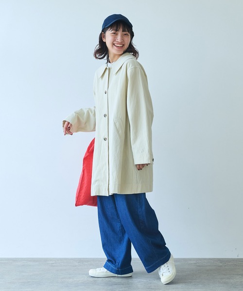 bulle de savon（ビュルデサボン） コート アウター 強撚コットン