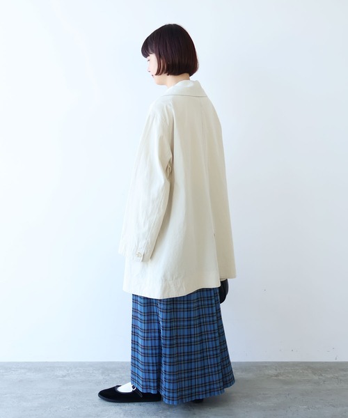 bulle de savon（ビュルデサボン） コート アウター 強撚コットン