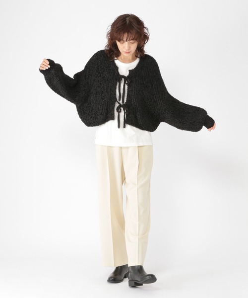 studio CLIP（スタディオクリップ） カーディガン 5ゲージフラッグ