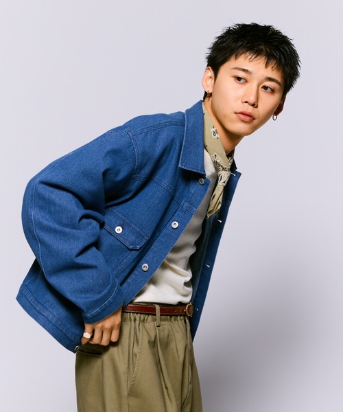 THE BOLDMAN デニムジャケット THE BOLDMAN デニムジャケット gジャン Basic Denim Jacket