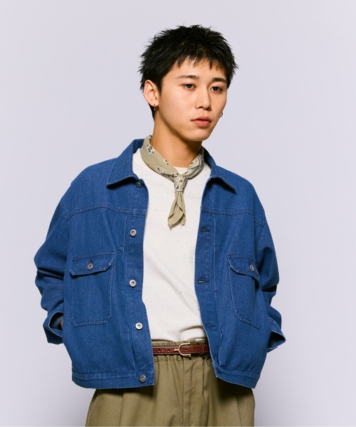  JEANS デニムジャケット Mサイズ THE BOLDMAN デニムジャケット gジャン Basic Denim Jacket