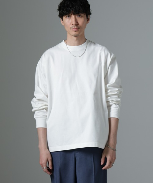 OUR 長袖Tシャツ FREEサイズ　白 別注】＜FORTUNA HOMME＞大人のロンT（ホワイト） -WWSワークウェア