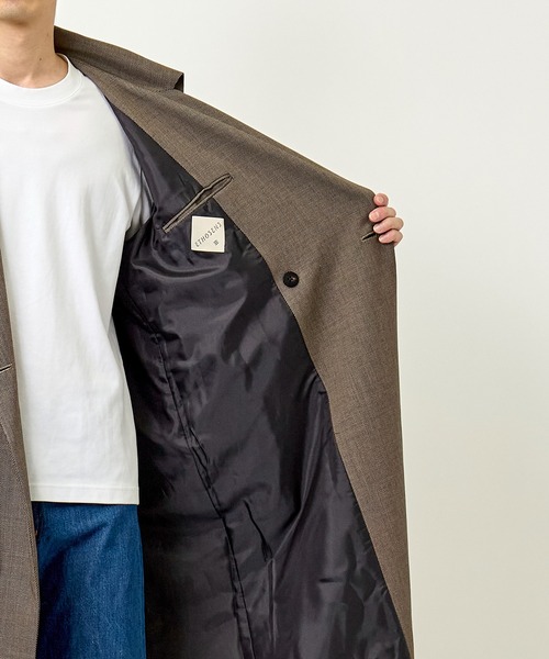 ETHOSENSエトセンス Birds-eye 3way coat ロングコート ETHOSENSエトセンス Birds-eye 3way coat ロングコート