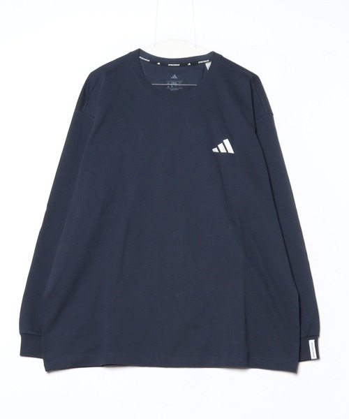 adidas / 長袖Tシャツ/L/ポリエステル/NVY/無地// adidas（アディダス） tシャツ エッセンシャルズ プラス ルーズ