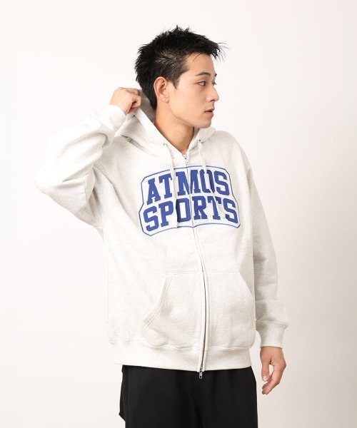 パーカー atmos College Logo Zip-up Hooded Sweatshirt / アトモス カレッジ ロゴ ジップアップ フーデッ | atmos | 02