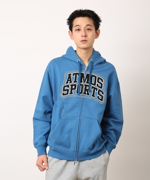パーカー atmos College Logo Zip-up Hooded Sweatshirt / アトモス カレッジ ロゴ ジップアップ フーデッ | atmos | 03