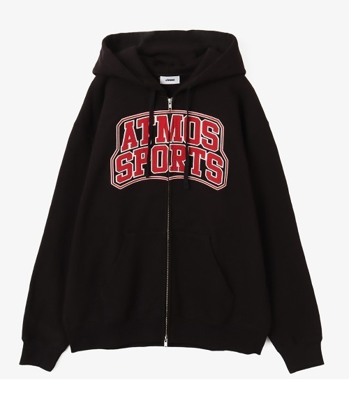 パーカー atmos College Logo Zip-up Hooded Sweatshirt / アトモス カレッジ ロゴ ジップアップ フーデッ | atmos | 04