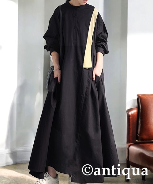 antiqua（アンティカ） ワンピース ライン切り替えワンピース