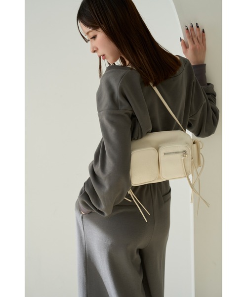 【WEB限定カラー】 スウェットタックパンツ ホワイト 1 FRAY I.D スウェットパンツ ジャージ 「WEB限定カラー