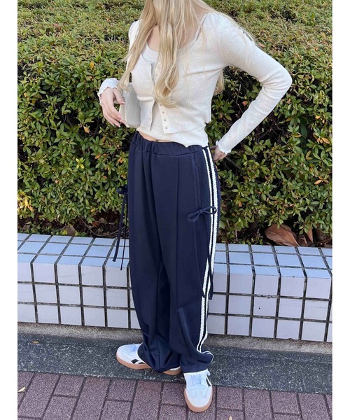 beautiful people 2022ss トラックパンツ Lajour｜サイドレースライントラックパンツ | Rakuten Fashion