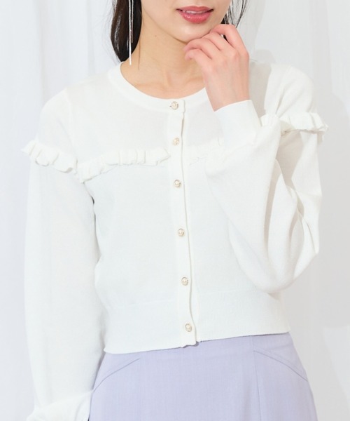 WILLSELECTION（ウィルセレクション） カーディガン フリルデザイン