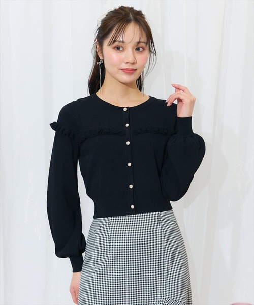 WILLSELECTION（ウィルセレクション） カーディガン フリルデザイン
