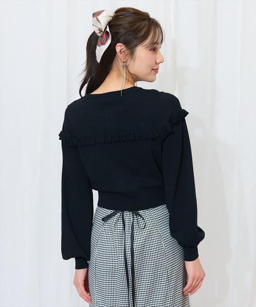 WILLSELECTION(ウィルセレクション) カーディガン フリルデザイン WILLSELECTION(ウィルセレクション) カーディガン フリルデザイン