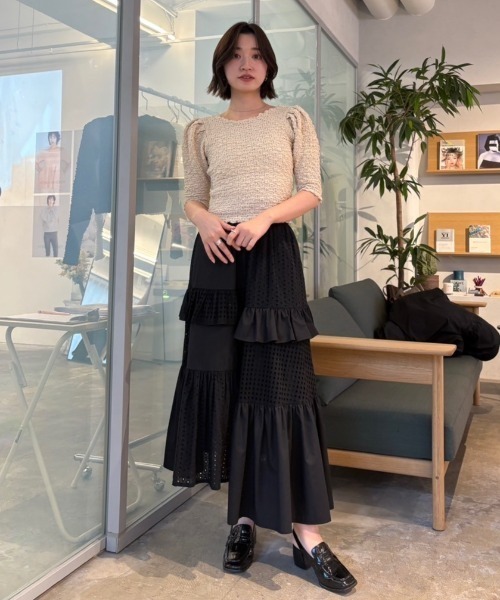 HONEY MI HONEY スカート tulle long skirt
