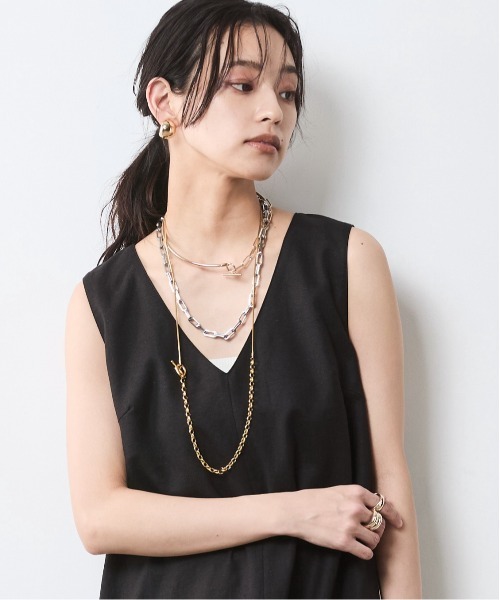 【さとみ】CHIC STYLE レーヨン麻Vネックロングワンピース CHIC STYLE（シックスタイル） ワンピース レーヨン麻Vネックロング