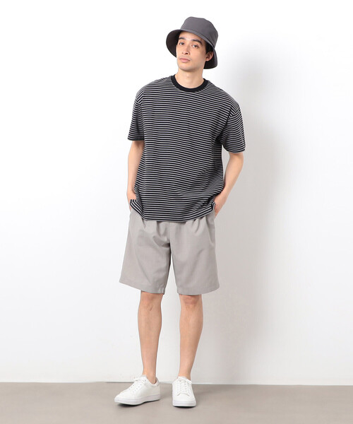 COMME CA ISM tシャツ 「コットン100%」USAコットン ボーダーT