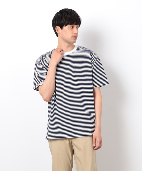 HYSTERIC◆Tシャツ/FREE/コットン/GRY/ボーダー/2CT-7610// COMME CA ISM tシャツ 「コットン100%」USAコットン ボーダーT