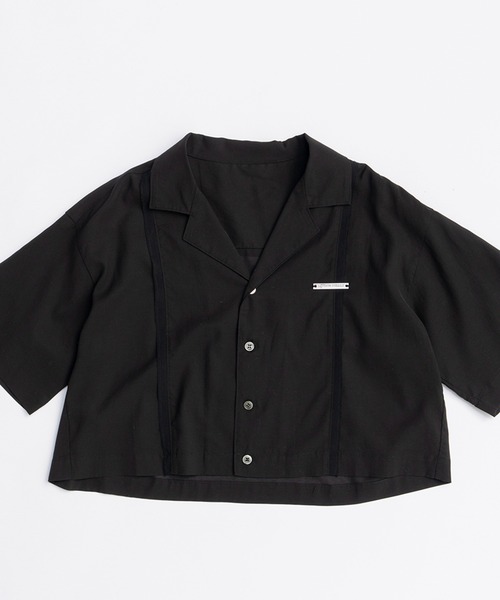 シャツ+ブラウス(長袖+七分) PRANK PROJECT Point Collar Shirt PRANK PROJECT（プランクプロジェクト） ブラウス シャツ シアー