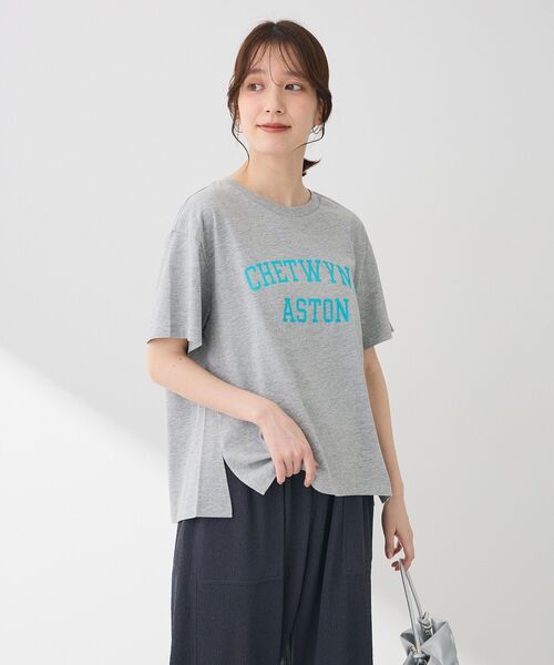 Green Parks tシャツ 汗染み防止カレッジロゴボックスTシャツ