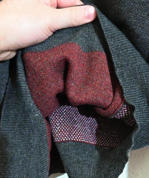 「Anytime Songs」 ニットカーディガン MEDIUM チャコール メンズ_画像7