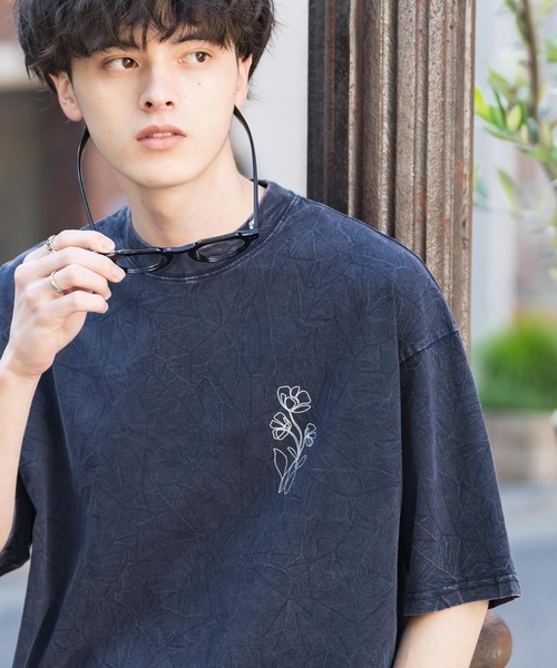 Rocky Monroe tシャツ オーバーサイズ ケミカルウォッシュワン