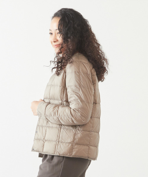 「MELROSE claire」 「TAION」ダウンジャケット 3 ダークネイビー レディース_画像5