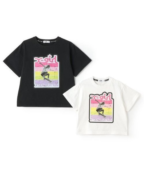 X-girl Stages（エックスガールステージス） tシャツ 「TBSドラマ