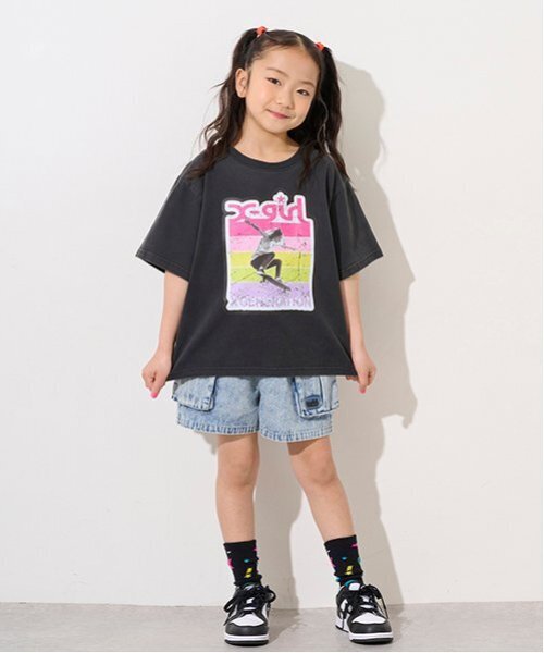 X-girl Stages（エックスガールステージス） tシャツ 「TBSドラマ