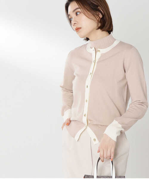 「NATURAL BEAUTY BASIC」 ニットアンサンブル FREE ホワイト レディース NATURAL BEAUTY BASIC 「NATURAL BASIC」 ニットアンサンブル