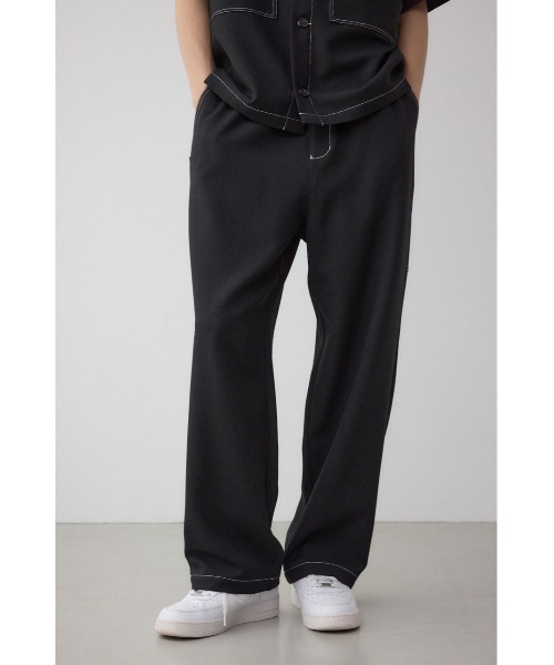 80-90s Bloomingdale's 黒リネンスラックス Classical Origin スラックス 「Haruto×クラシカルオリジン
