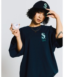 【KEBOZ】KEBOZ × MLB SEATTLE MARINERS LOGO S/S TEE KEBOZ tシャツ × MLB SEATTLE MARINERS LOGO S/S TEE メンズ