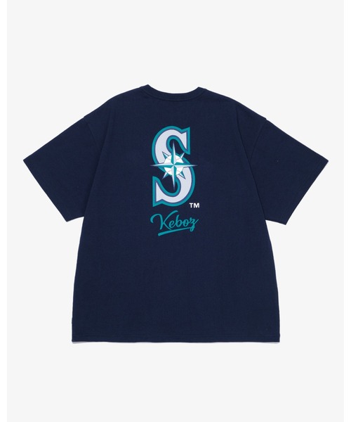 KEBOZ tシャツ × MLB SEATTLE MARINERS LOGO S/S TEE メンズ