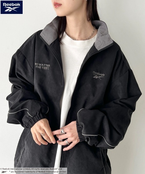 Reebok（リーボック） ブルゾン アウター /パイピングJKT/ライン入り