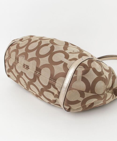 Coach ゴールド ロゴ柄 トートバッグ COACH 「COACH」 トートバッグ - ゴールド レディース