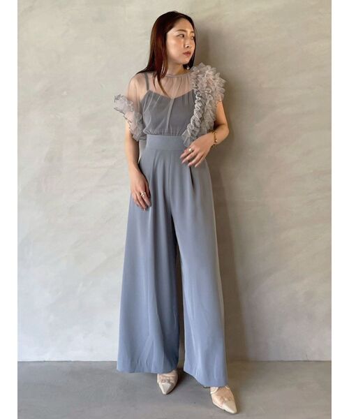 ラグナムーン　ドレス　コンビネゾン LAGUNAMOON ラグナムーン LADYチュールレースドッキング